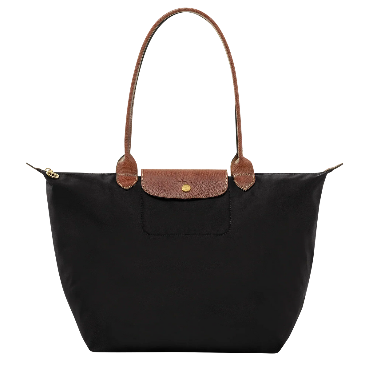 BOLSO TOTE GRANDE DE NAILON Y CUERO