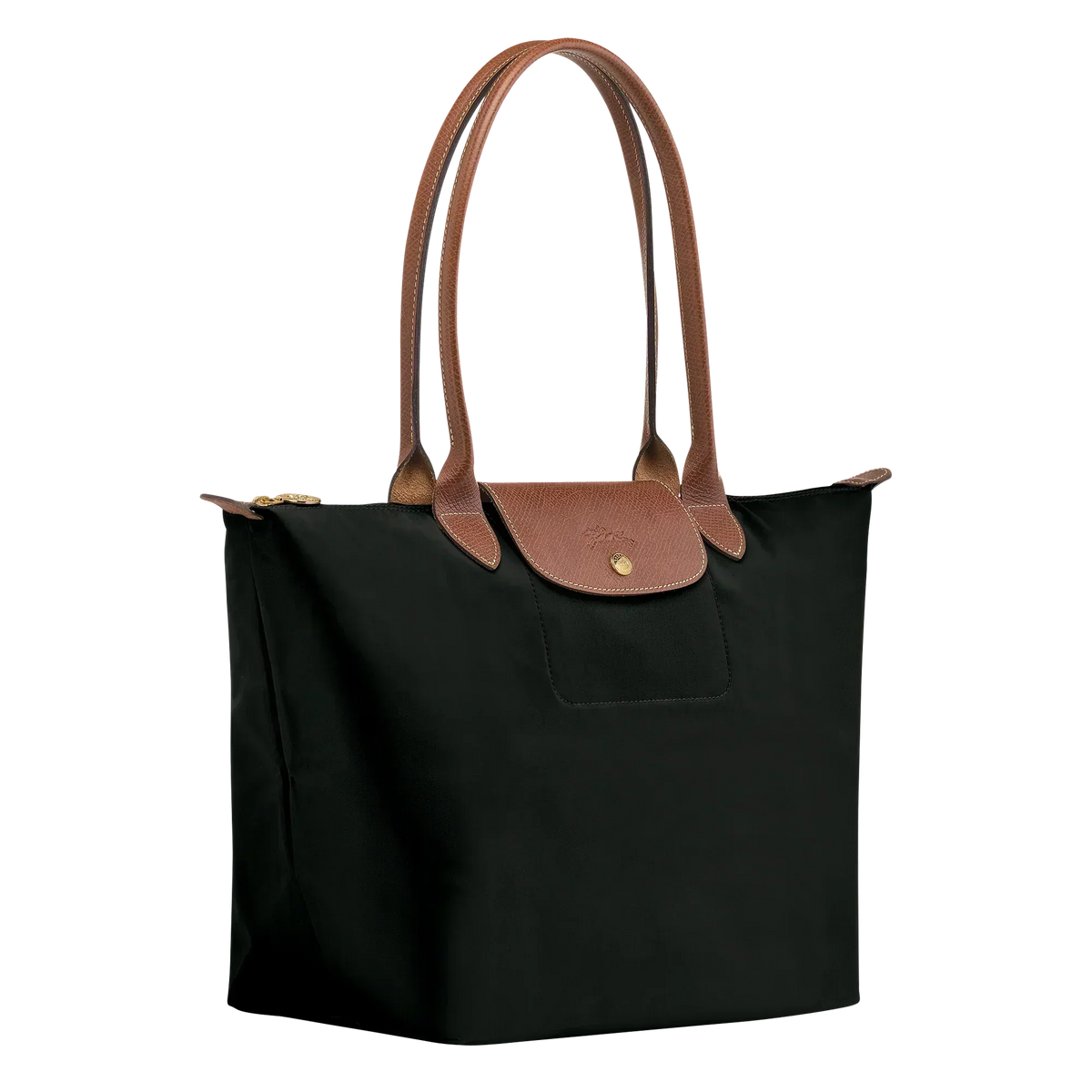 BOLSO TOTE GRANDE DE NAILON Y CUERO